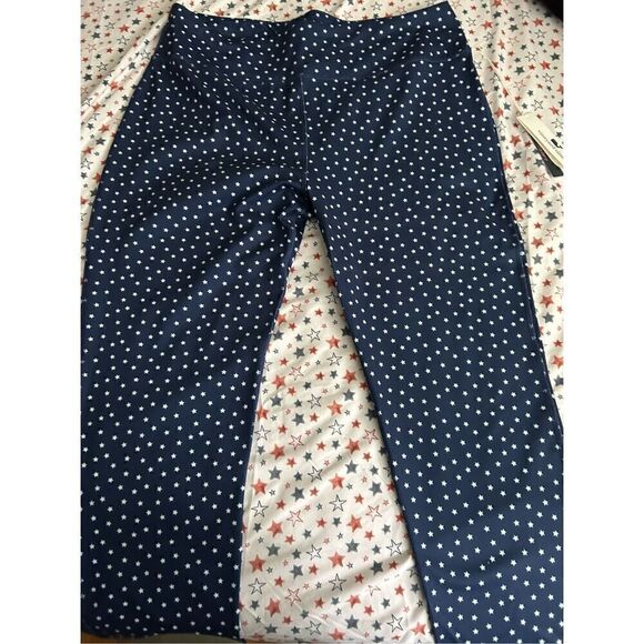 Vineyard Vines Skip Monday Leggings Deep Bay Stars - Picture 1 of 3